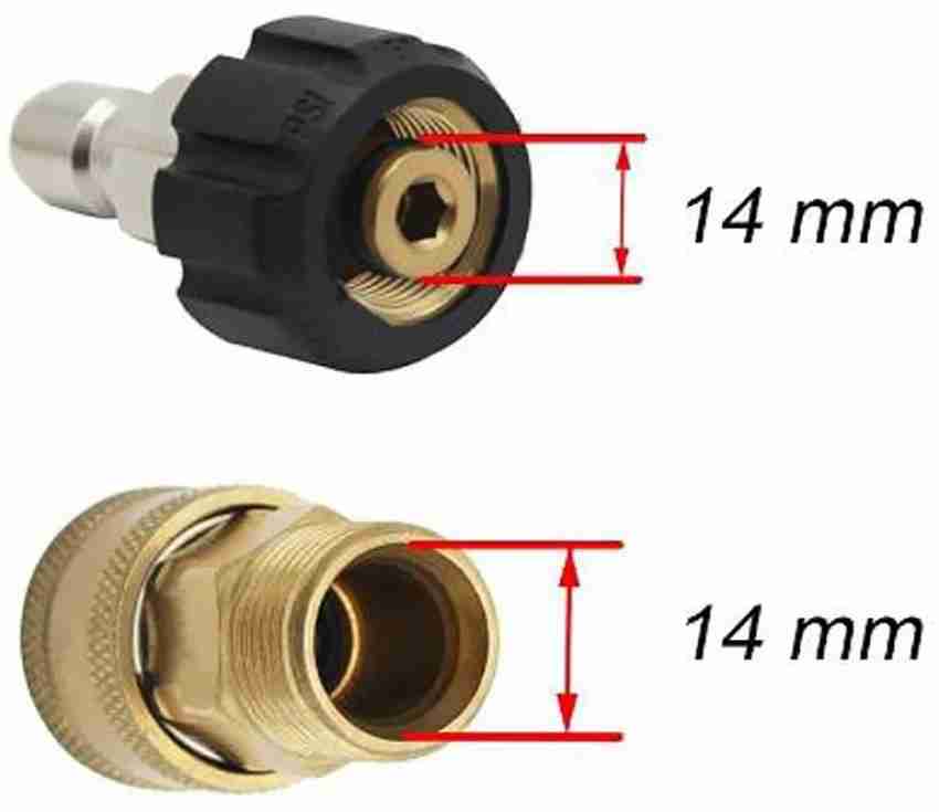 Calandis Pressure Washer Quick Release Mini M22 Female To 1/4 Male Brass  Coupling 1-Way Coupling Pipe Joint Price in India - Buy Calandis Pressure  Washer Quick Release Mini M22 Female To 1/4