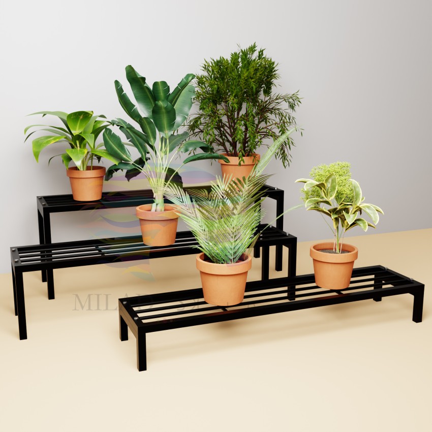 Set of top 3 Metal Plant Stands