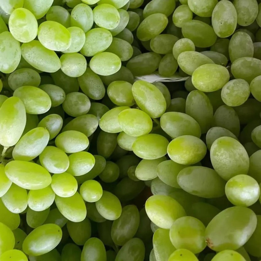 Organic Seedless Green Finger Grapes, Fruits