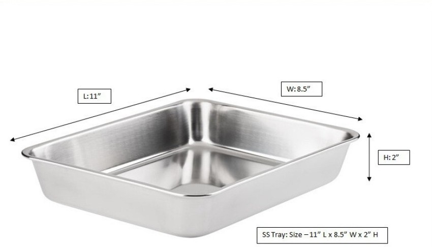 JAYCO Baking Tray 11 x 8.5 x 2 Baking Pan Price in India Buy JAYCO Baking Tray 11 x 8.5 x 2 Baking Pan online at Flipkart