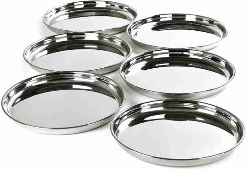 Stainless steel 2024 plates set