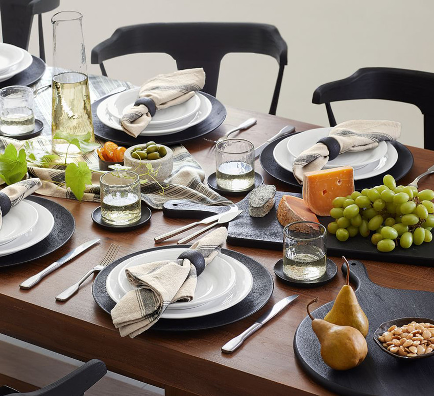 Charger for dining table hot sale