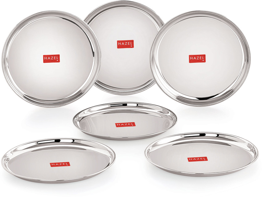 Stainless dinner plates sale