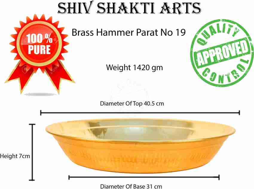 BRRL Brass Parat Pure Traditional Pital Part 15 Paraat Price in India -  Buy BRRL Brass Parat Pure Traditional Pital Part 15 Paraat online at