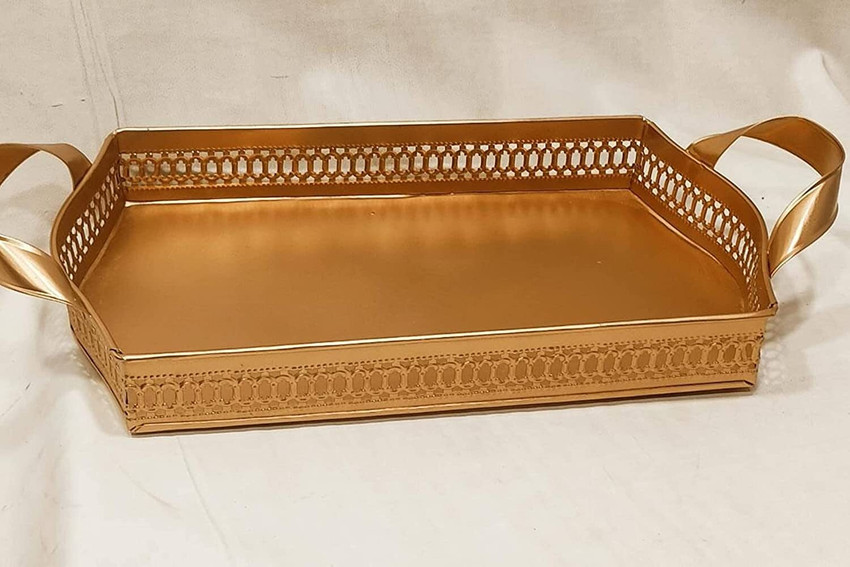 Top 160+ gold decorative tray seven.edu.vn