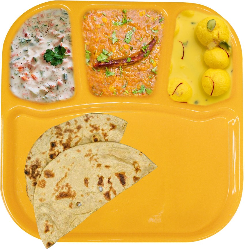 Plastic shop thali plates