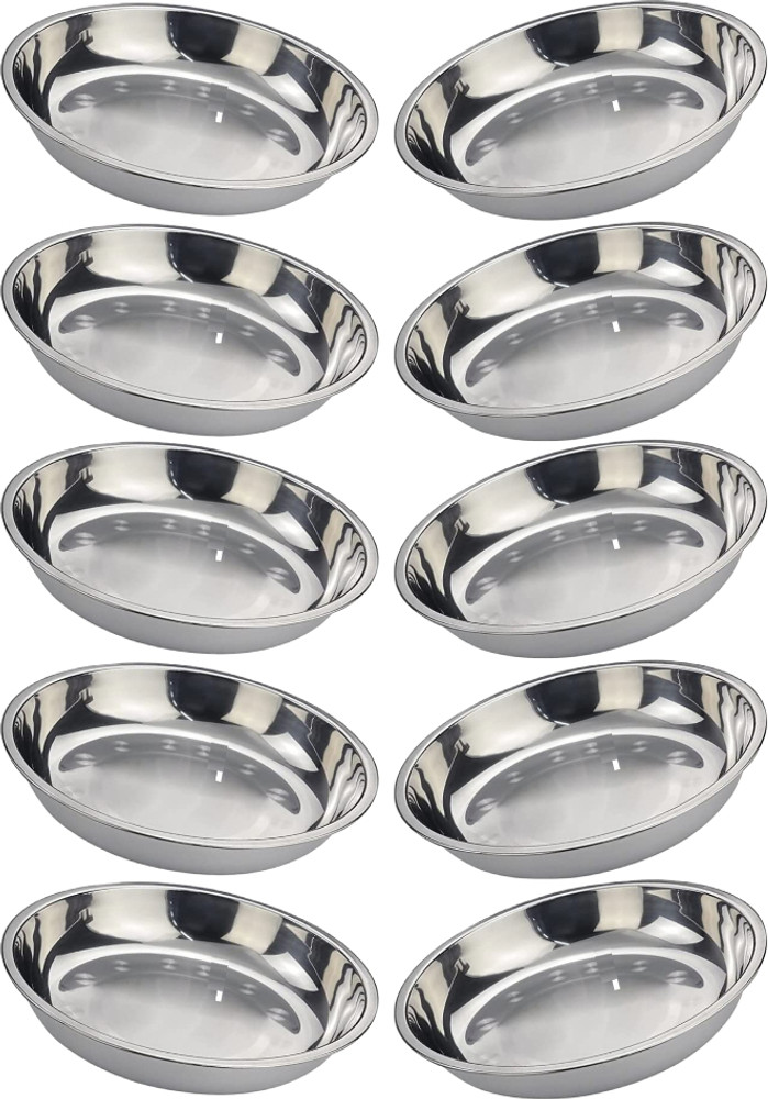 KARFE Stainless Steel Dinner Plate Durability Rust Free for