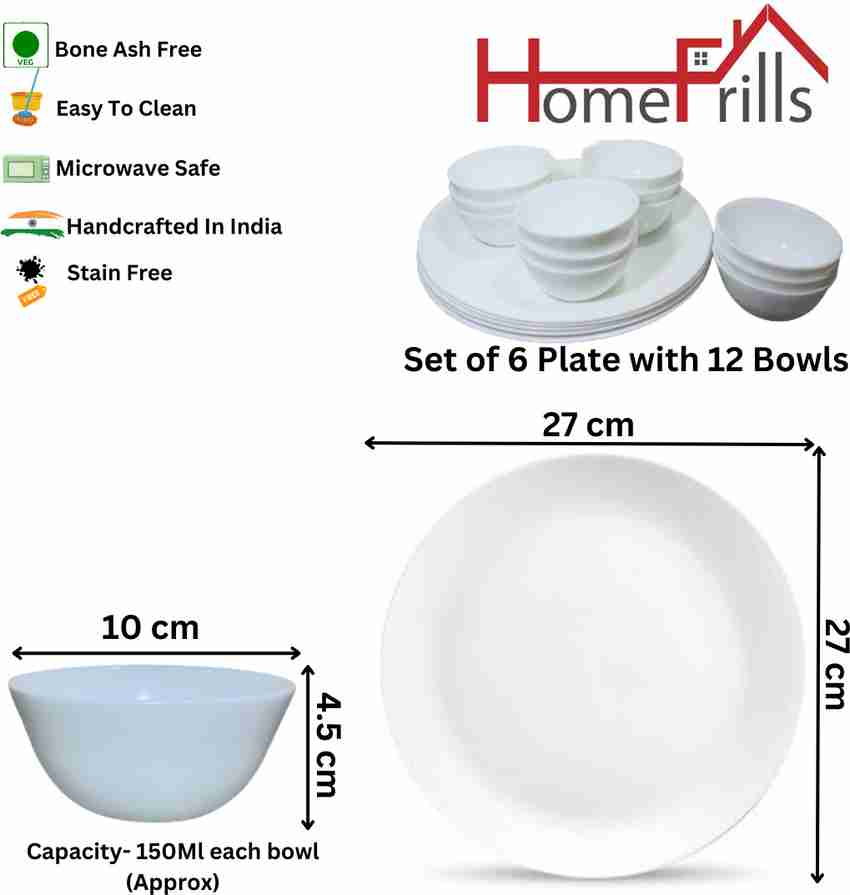 Plain white dishes sales