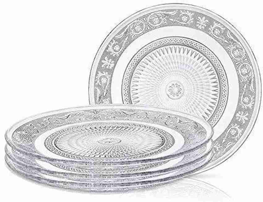 Clear serving plates cheap