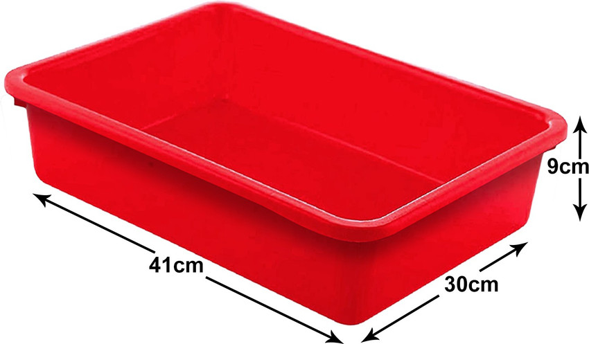 Plastic tub store rectangular