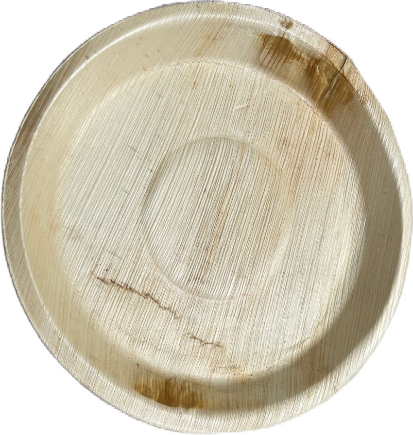 Buy Arham Bio-Degradable Disposable Plates - 25cm, Eco Friendly, Durable  Online at Best Price of Rs 210 - bigbasket