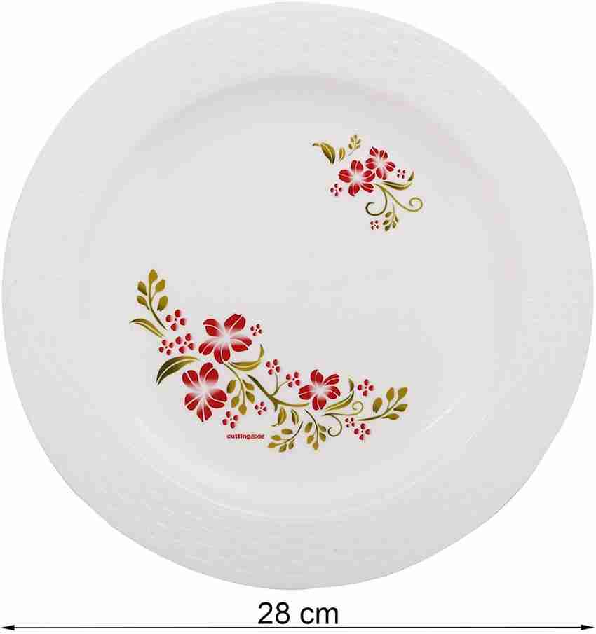 Cutting EDGE Designer Round Plastic Plates Big For Dinner Lunch Families Daily Use Dinner Plate Price in India Buy Cutting EDGE Designer Round Plastic Plates Big For Dinner Lunch Families Daily Use Di...