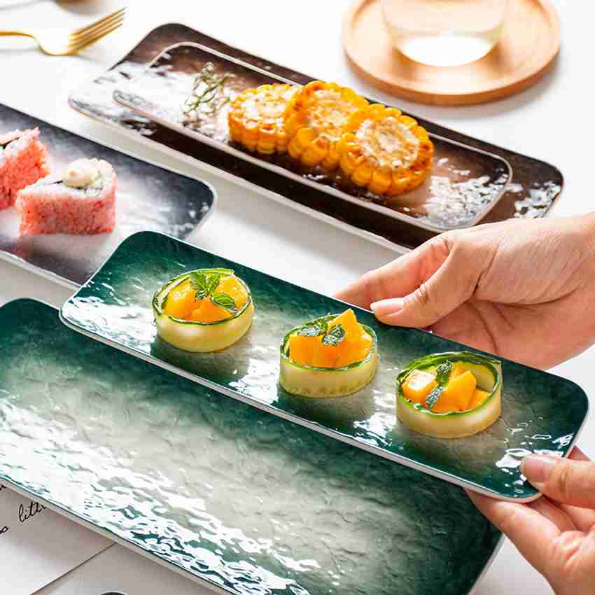 Serving plates for snacks hotsell
