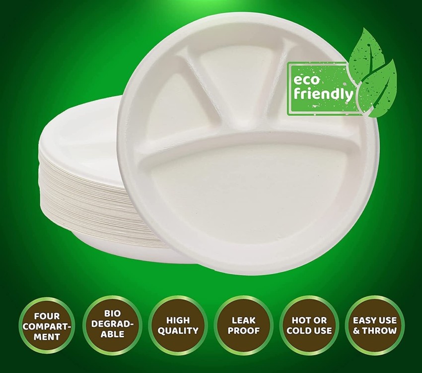 saipro Disposable Paper Plates 10 inch (Pack of 25) Thick 1 Set of 25 Plates  = 25 pcs Dinner Plate Price in India - Buy saipro Disposable Paper Plates  10 inch (Pack