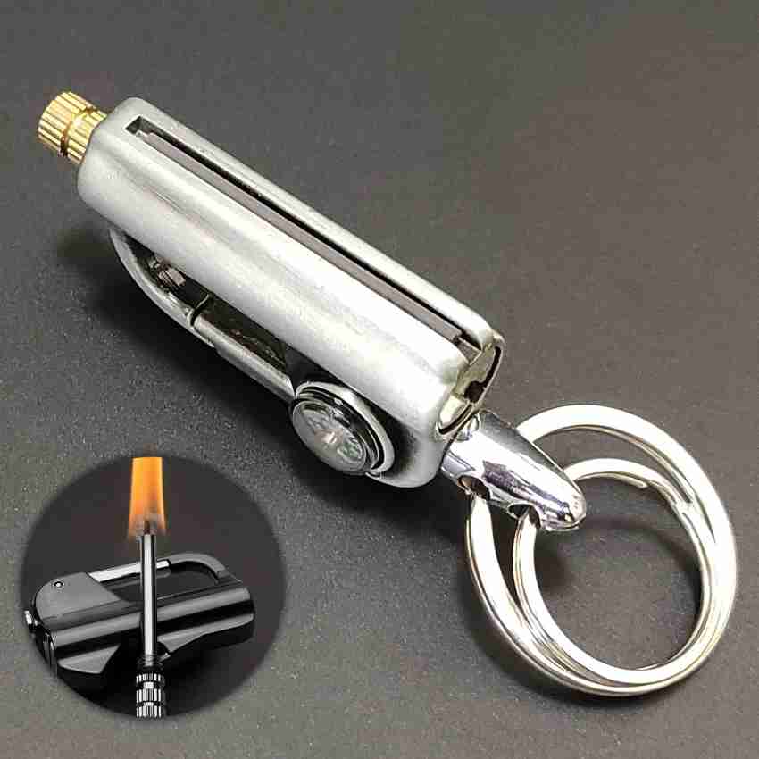 FITUP Metal Essential Premium Refillable Permanent Match Flint Fire Starter  Keychain Pocket Lighter Price in India - Buy FITUP Metal Essential Premium  Refillable Permanent Match Flint Fire Starter Keychain Pocket Lighter online