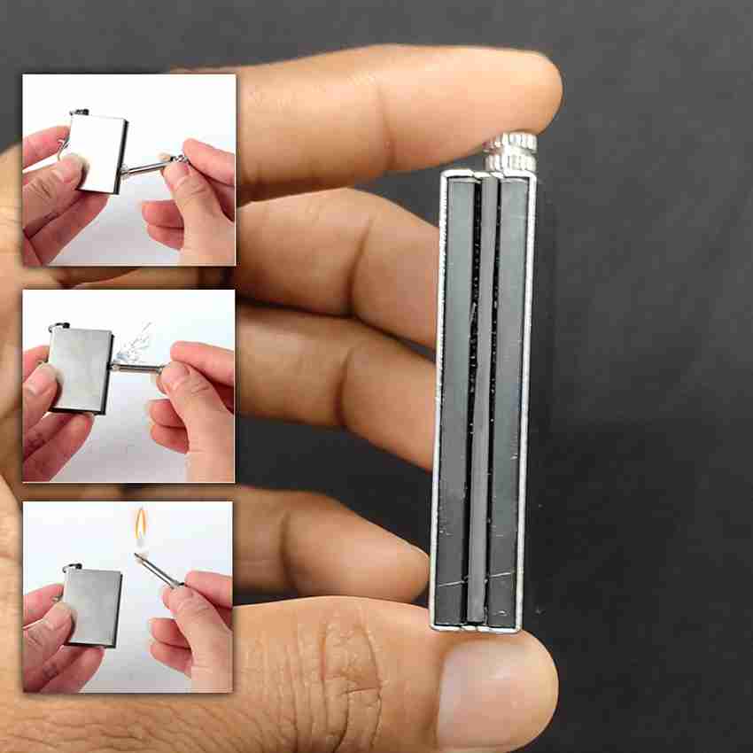 Crokroz Flint Refillable Cigarette Fire Lighter Worlds Smallest