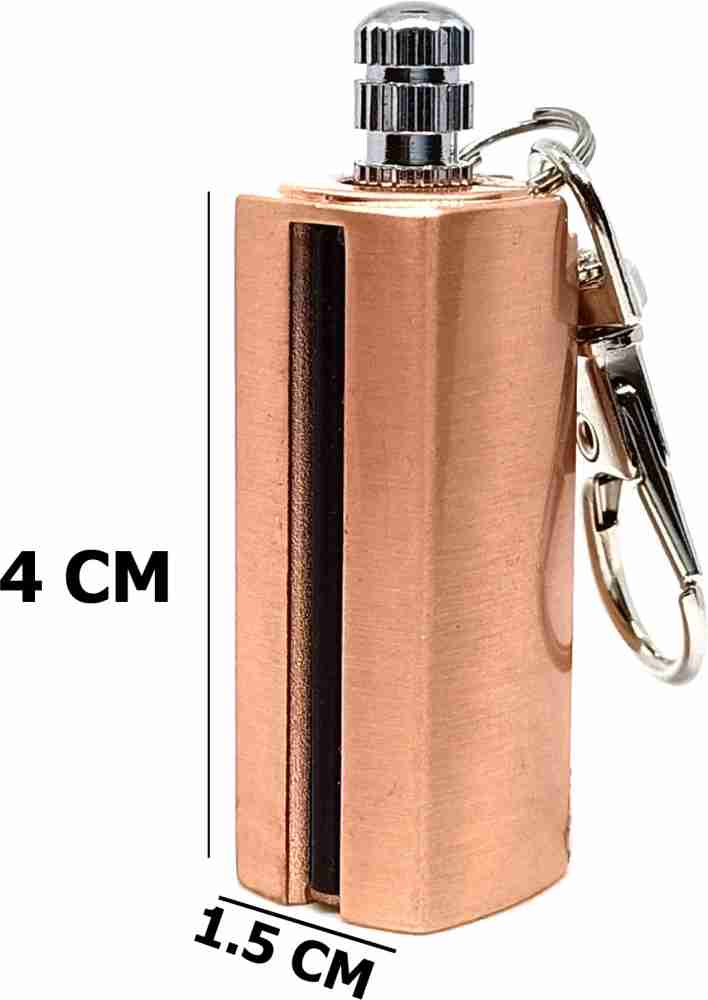 Point Zero New Premium Essentials Refillable Mini Compact Cigarette Lighter  Flint Bullet Gold with Key Ring Slim Design - Fuel Operate Pocket Lighter  Price in India - Buy Point Zero New Premium