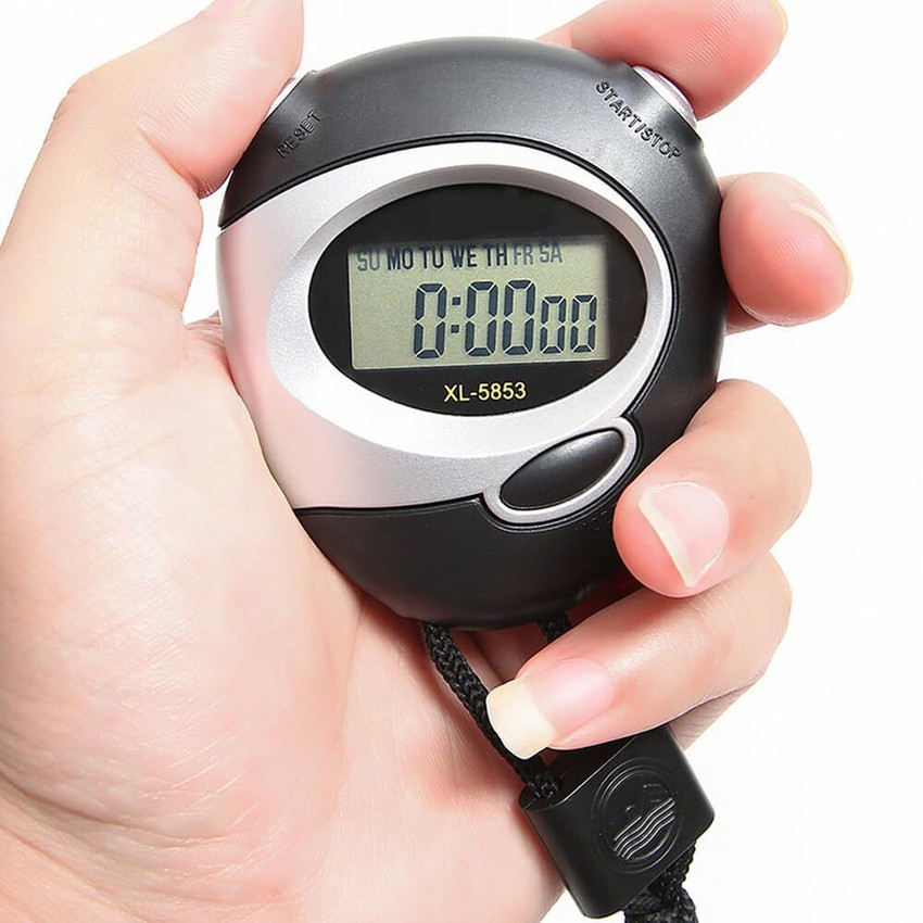 Atozenterprises Stopwatch Sport Timer Lap Split Digital Stopwatch