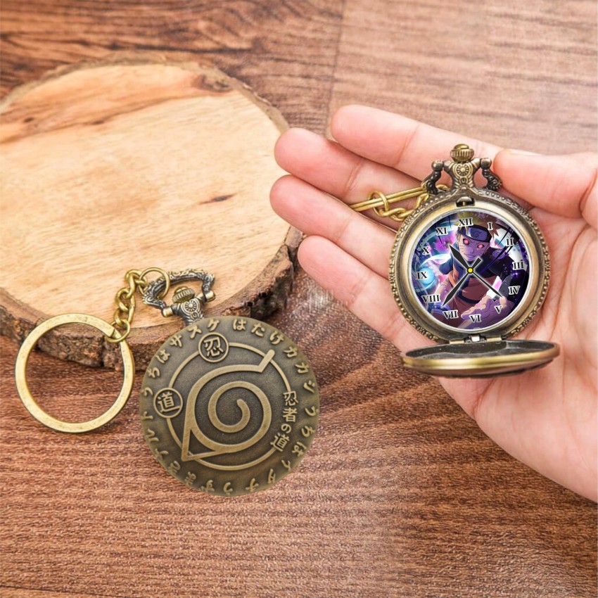 Tiny Tim Antique Pocket Watch Evil Naruto Dial Printed Metallic Car Bike Home Keychain Naruto Rasengan Bronze Metal Pocket Watch Chain Price in India Buy Tiny Tim Antique Pocket Watch Evil Naruto Dial