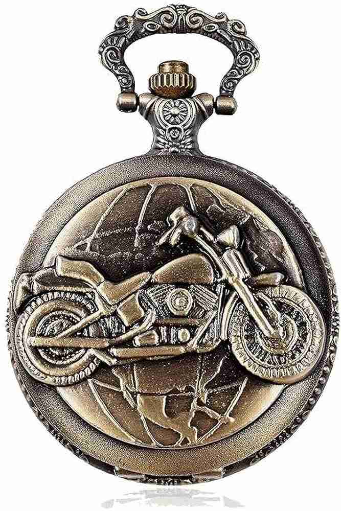 Exciting Lives Vintage Motorcycle Pocket Watch 2738 Bronze Stainless steel Pocket Watch Chain Price in India Buy Exciting Lives Vintage Motorcycle Pocket Watch 2738 Bronze Stainless steel Pocket Watch...