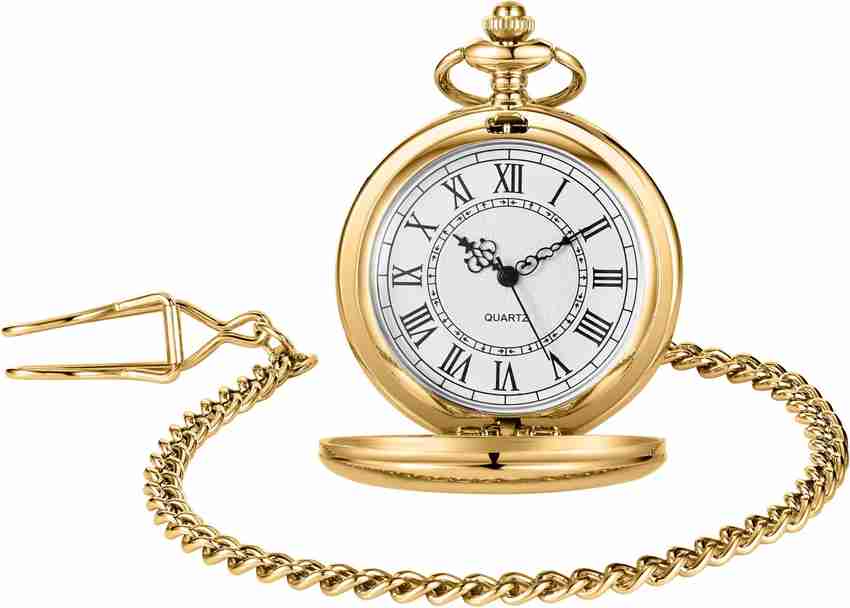 Mens gold pocket watch chain clearance