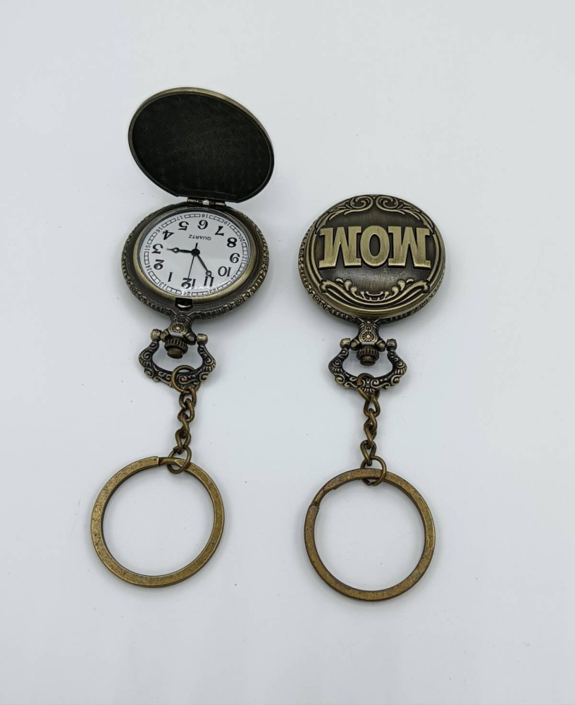 ARVITOYS COLLECTION Gandhi Mom Pocket Watch GD177 Gold Stainless