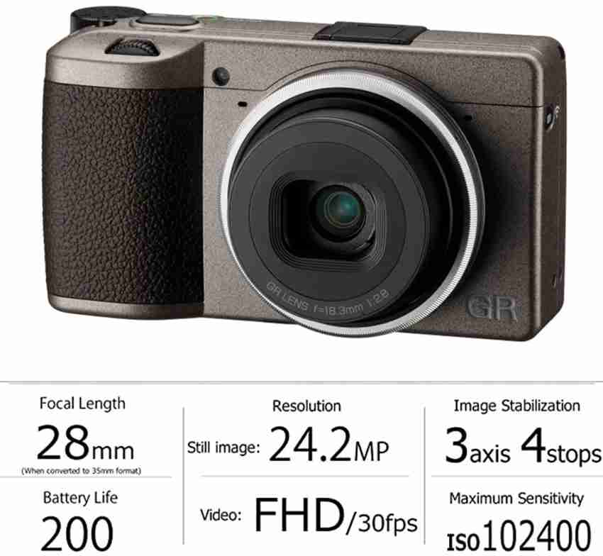 Ricoh GR III Diary Edition Price in India - Buy Ricoh GR III Diary 