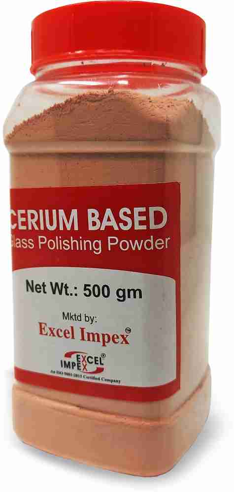 Excel Impex Cerium Oxide Glass Scratch Remover Glass Polishing Powder,  Cerium Oxide Powder 900 gram : : Industrial & Scientific