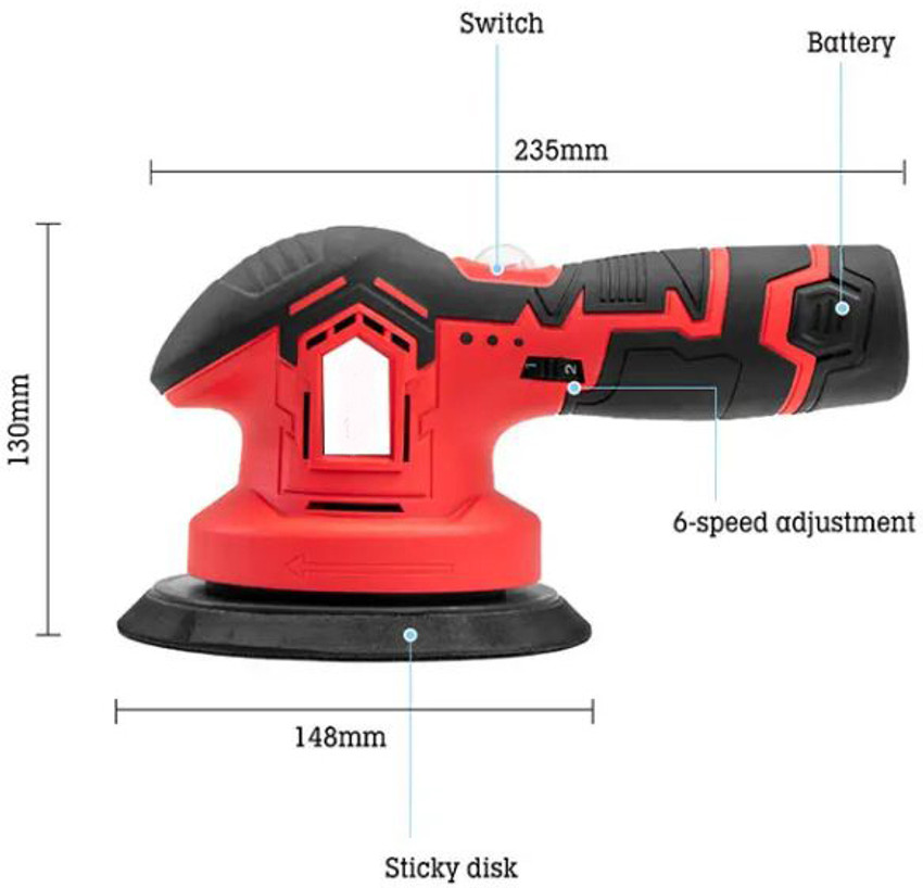 Battery store buffer polisher