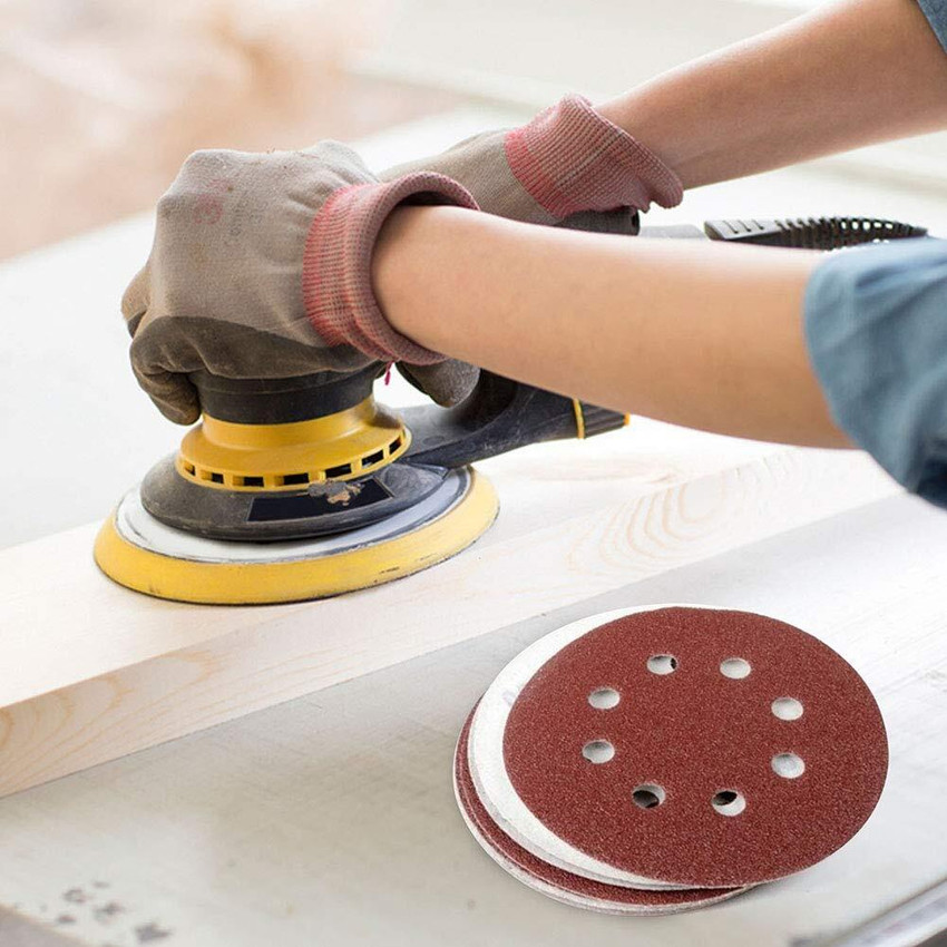 Random orbital shop sander paper