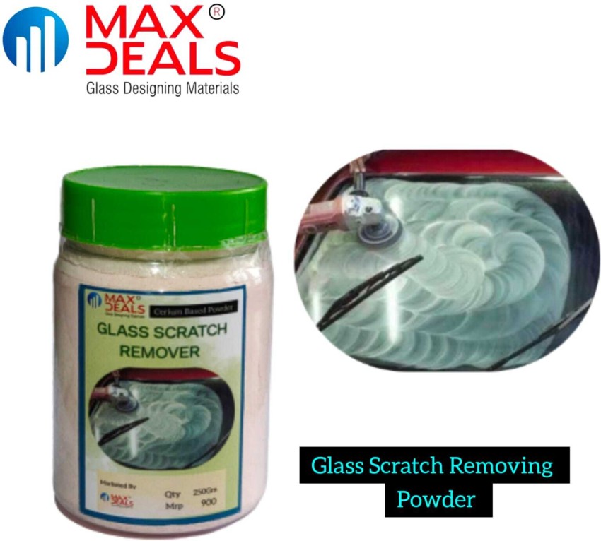 max deals Glass Scratch Remover Cerium Oxide Powder for Glass/Mirrors/ Windshield 250 gm Glass Polisher Price in India - Buy max deals Glass  Scratch Remover Cerium Oxide Powder for Glass/Mirrors/Windshield 250 gm  Glass