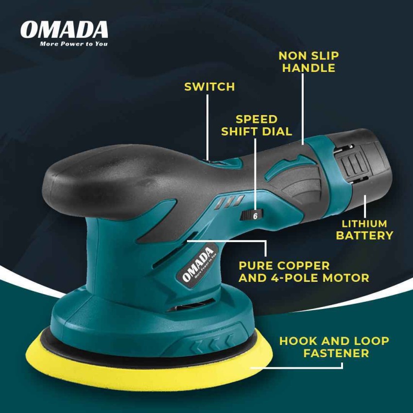 Battery powered buffing discount machine