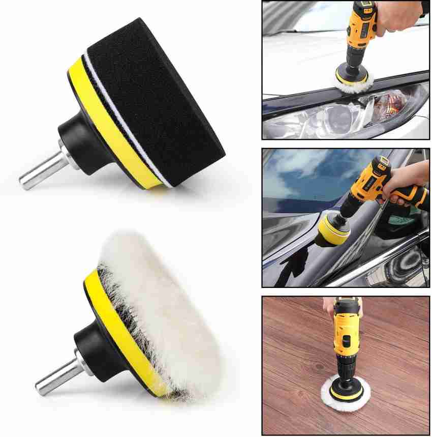 Fing Car Foam Drill Polishing Pad Kit 3inch Buffing Pads Car