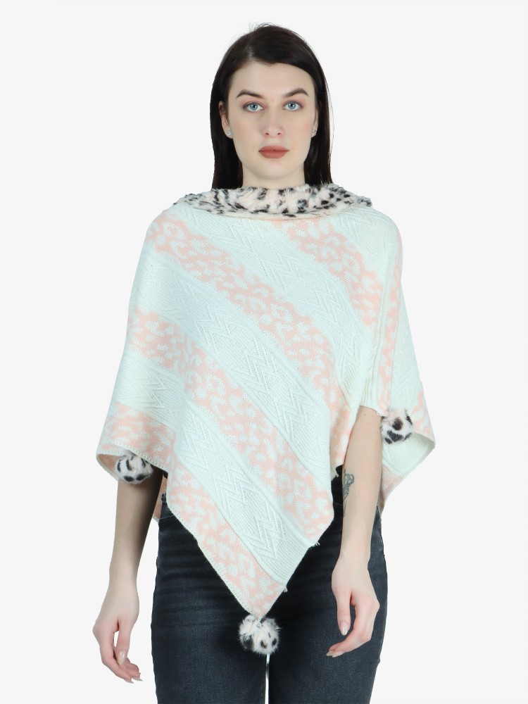 Thansmay kleider Pure Wool Poncho - Buy Thansmay kleider Pure Wool