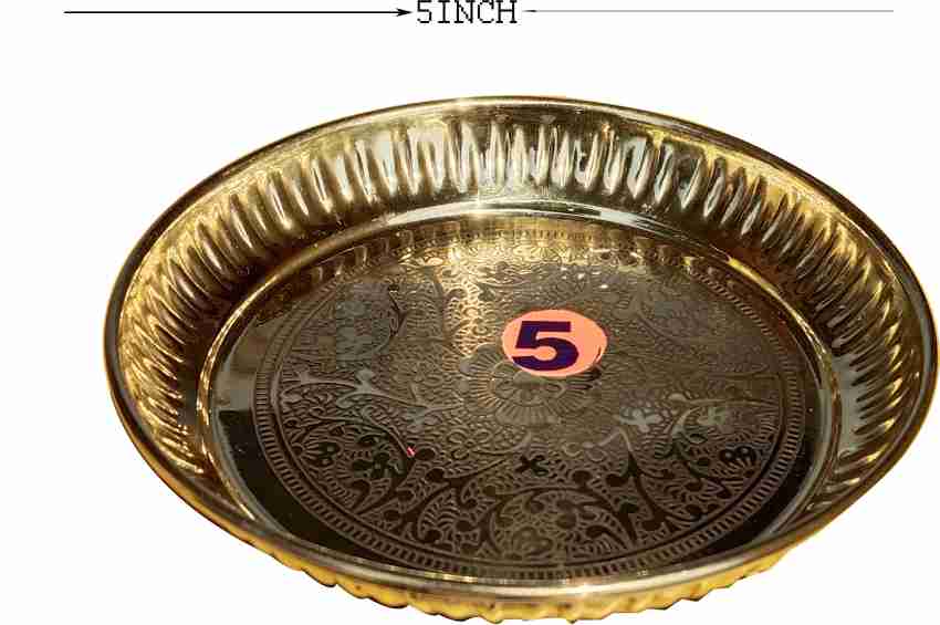 Brass Pooja Plate
