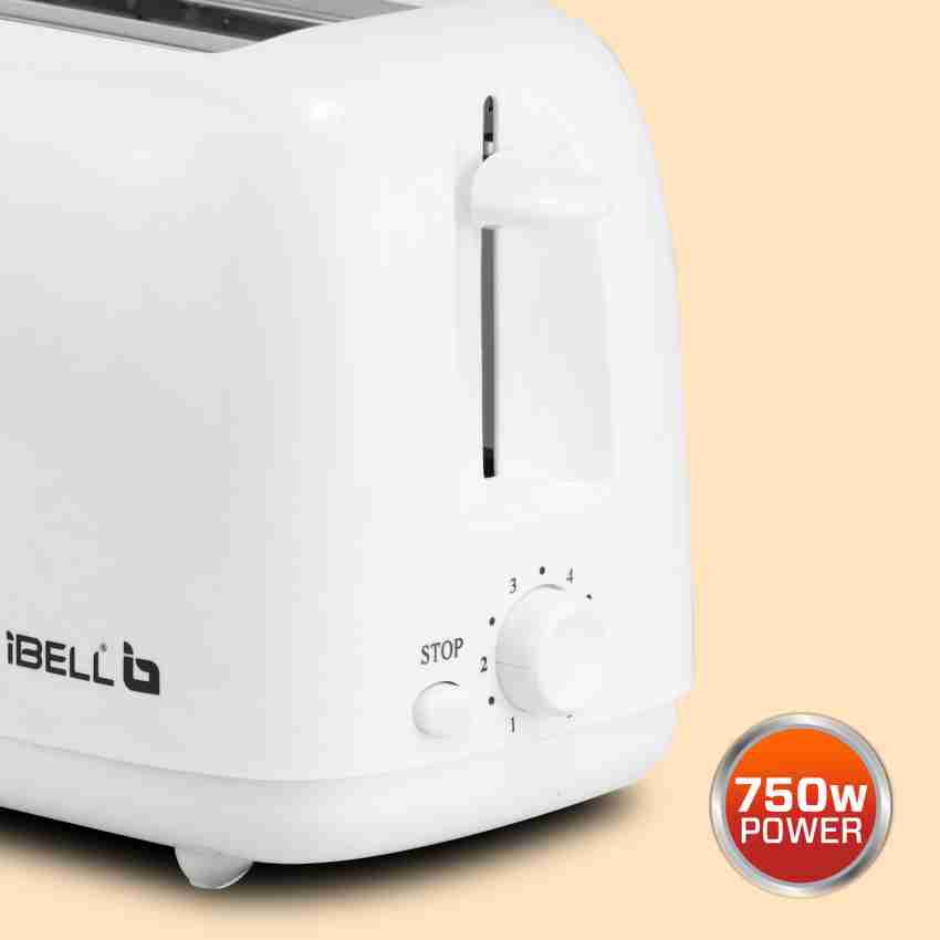 iBELL TOAST500M Pop-up Bread Toaster, 750W, 2 Slices, 6 Browning Mode,  Removable Tray, 750 W Pop Up Toaster Price in India - Buy iBELL TOAST500M  Pop-up Bread Toaster, 750W, 2 Slices, 6