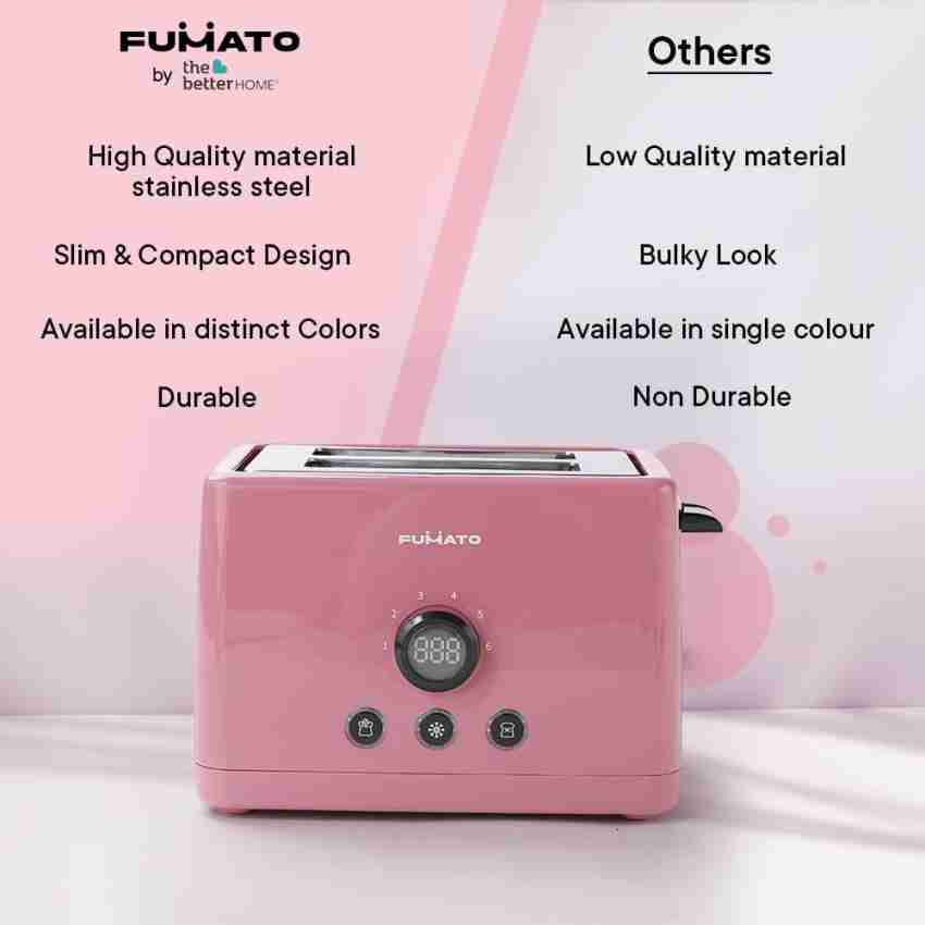 The Better Home FUMATO Breakfast Combo: Toaster & Nutri Blender, Perfect  Gift!, Color-Coordinated 1000 W Pop Up Toaster Price in India - Buy The  Better Home FUMATO Breakfast Combo: Toaster & Nutri Blender