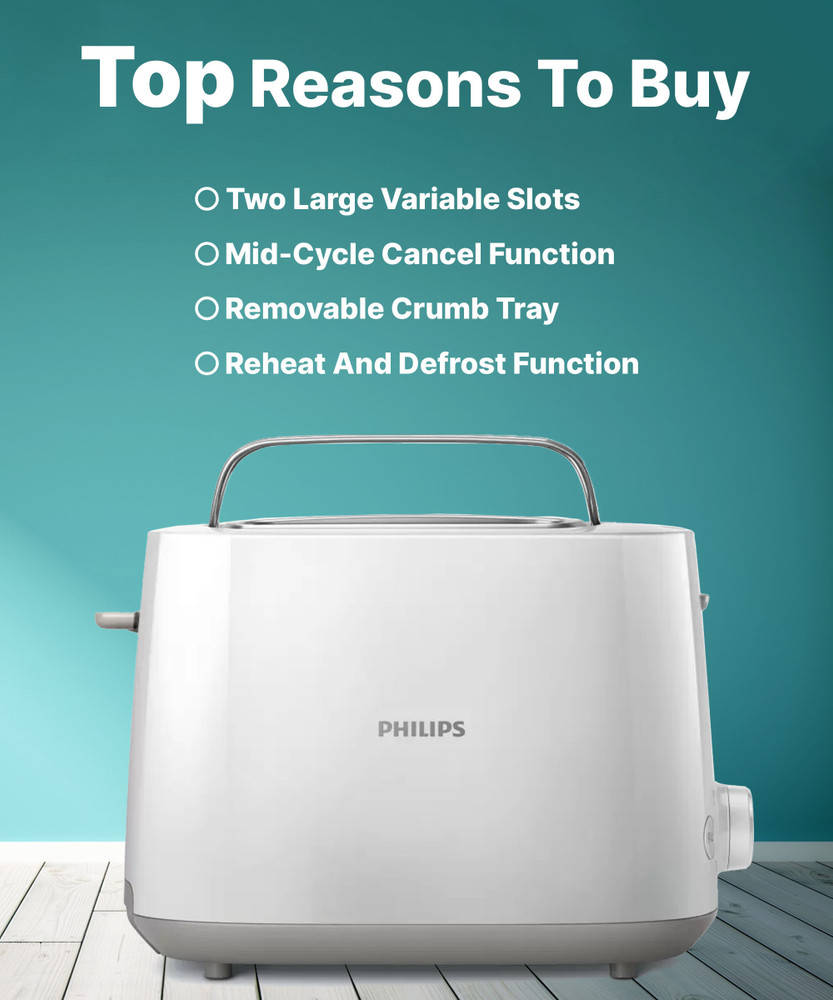 PHILIPS HD2582/00 830 W Pop Up Toaster Price in India - Buy PHILIPS HD2582/00 830 W Pop Up Toaster Price in India - Buy
