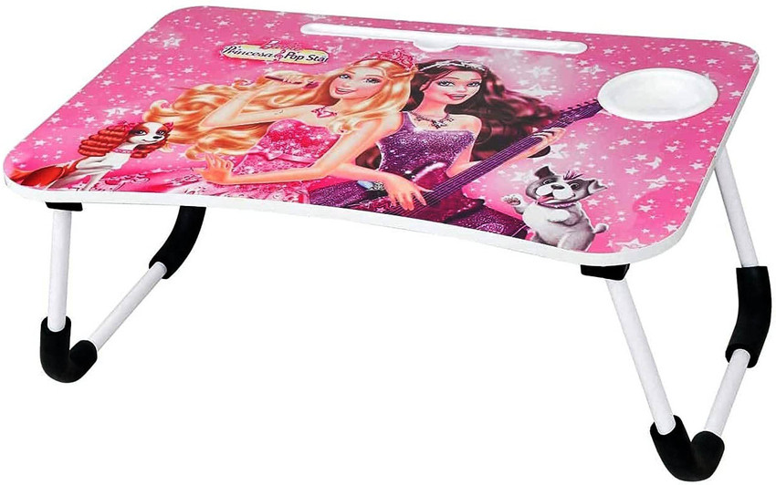 OZONE Barbie Girl Kids Study Table Multifunctional Folding Table