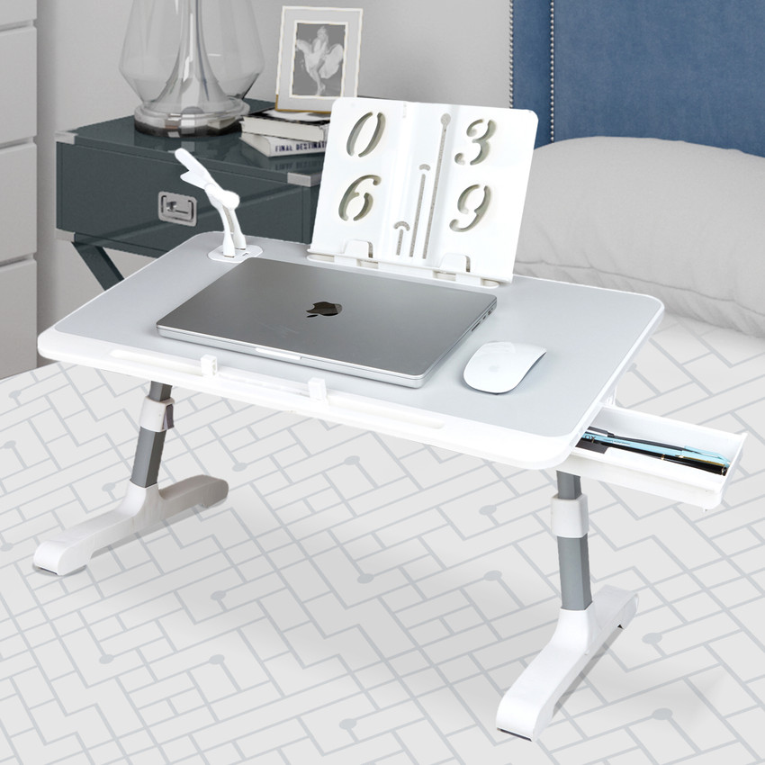 Flipkart Perfect Homes Studio Marvel Wood Portable Laptop Table