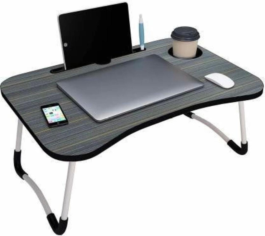 PGBFASHION Multipurpose Foldable with Cup Holder Study Bed Wood