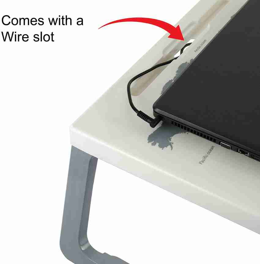 Cello computer outlet table