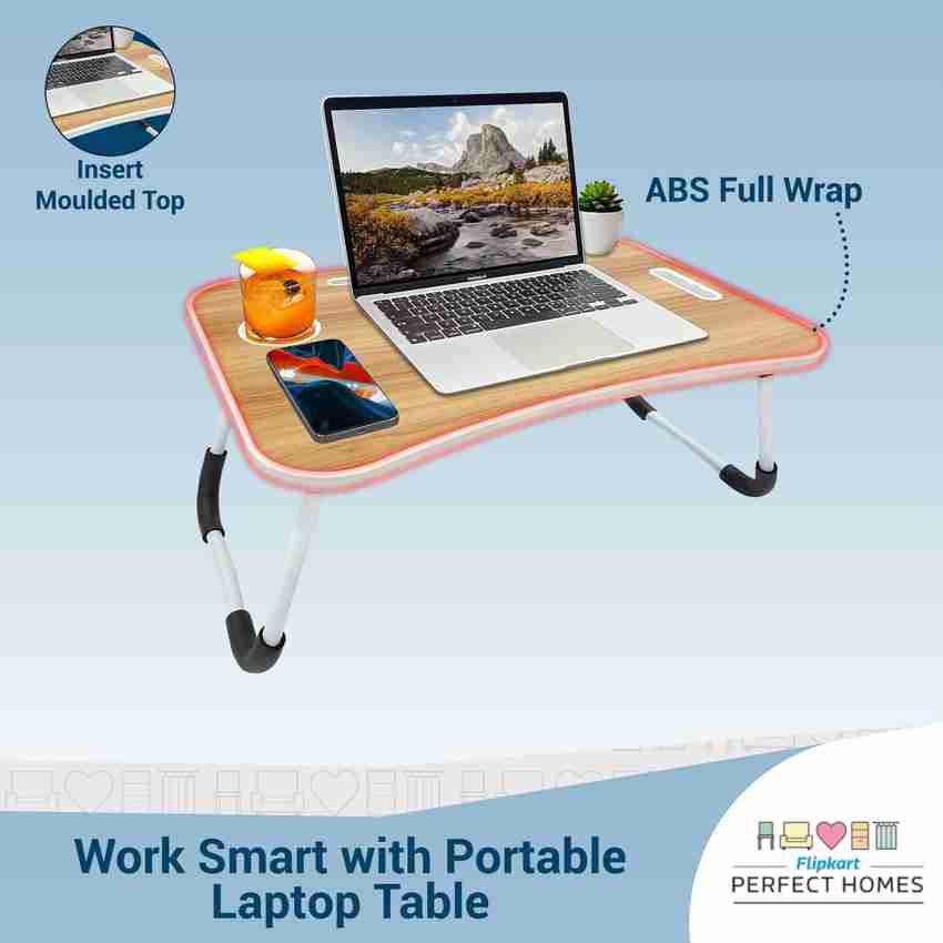 Flipkart Perfect Homes Studio Booster Wood Portable Laptop Table