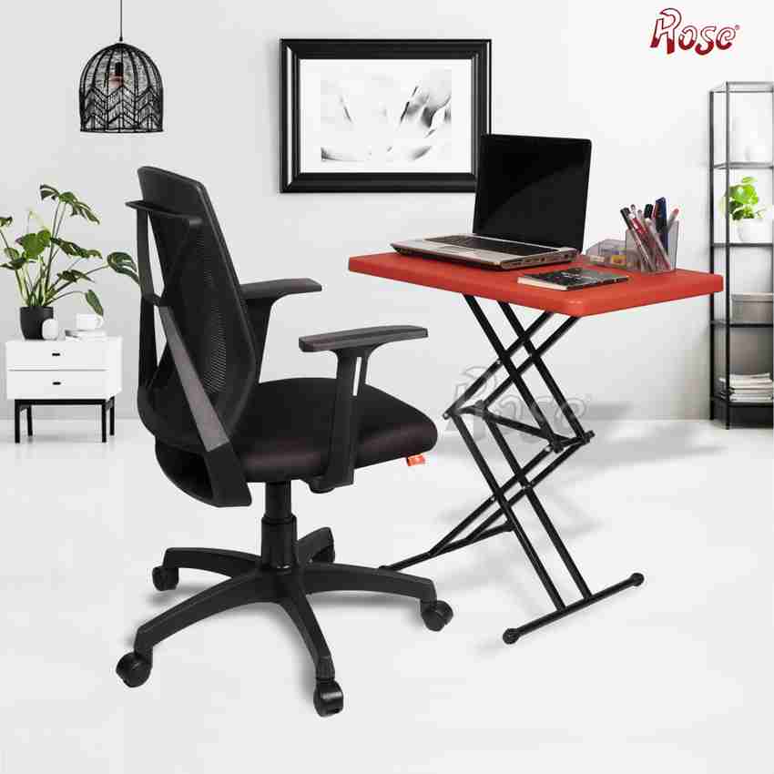 Foldable laptop table and chair sale