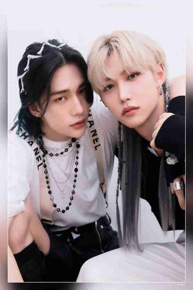 Hyunjin And Felix Skz Straykids Matte Finish Poster Paper
