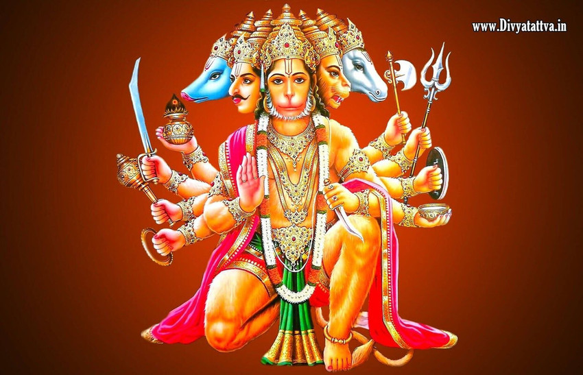 Lord Hanuman Bajrangbali Hd Matte Finish Wall Poster Paper Print
