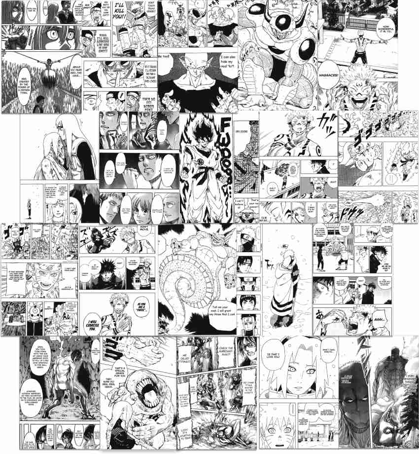 Anime Aesthetic Pictures Wall Collage Kit / My Hero Academia Sm