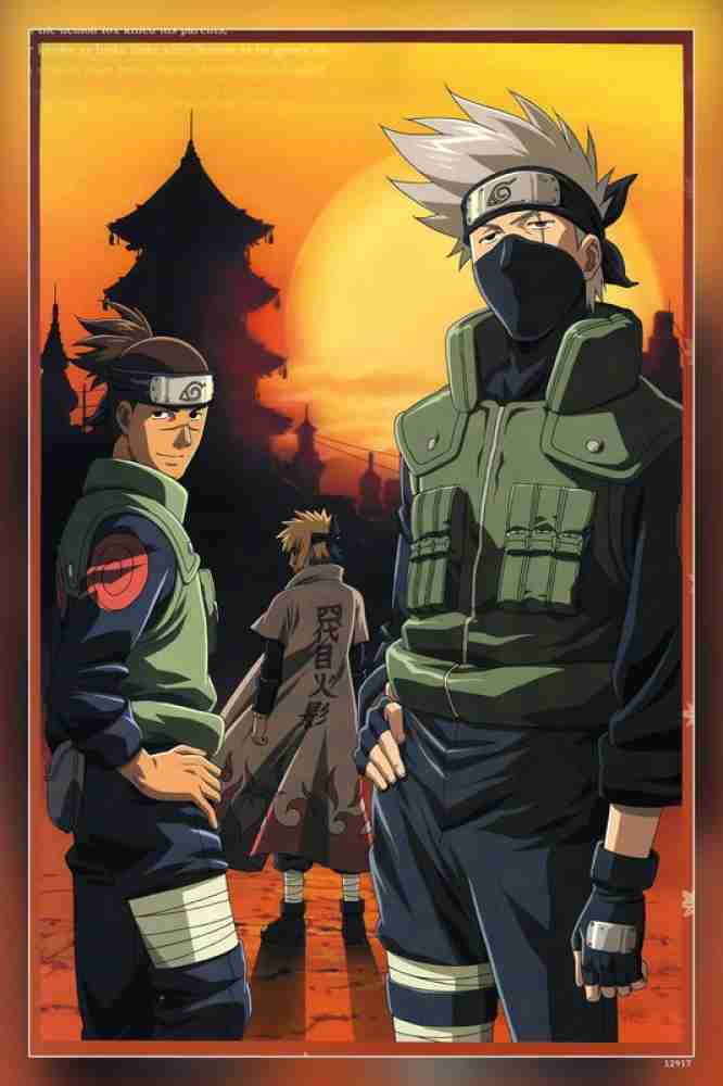 Kakashi Hatake Wallpaper Poster Naruto Stock Illustration