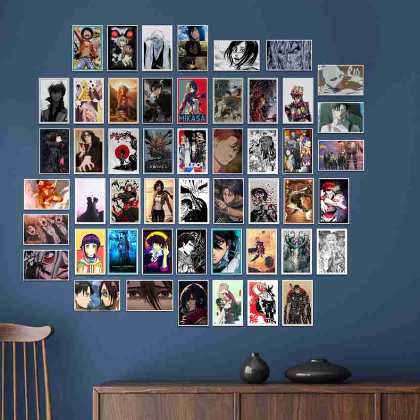 Anime Room Decor Aesthetic Pictures Wall Collage Kit 50pcs (z)