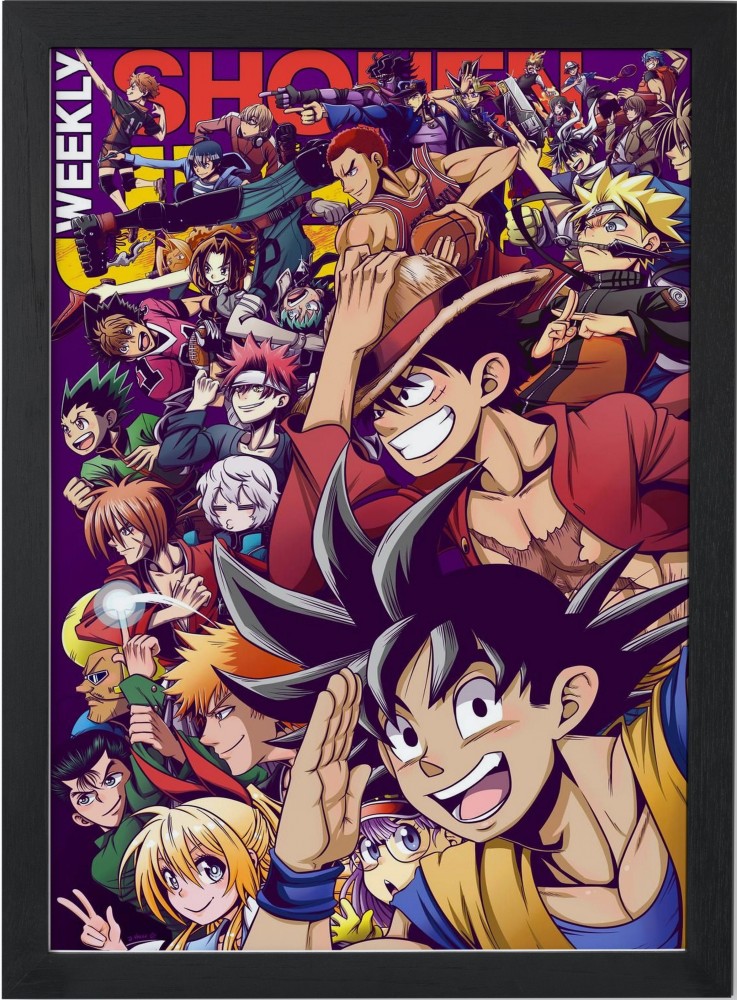 Buy Great Treasure Manga Anime Monkey D.Luffy Digital Canvas Art Print, 8 x  10 Inches, No Frame Online at desertcartEGYPT